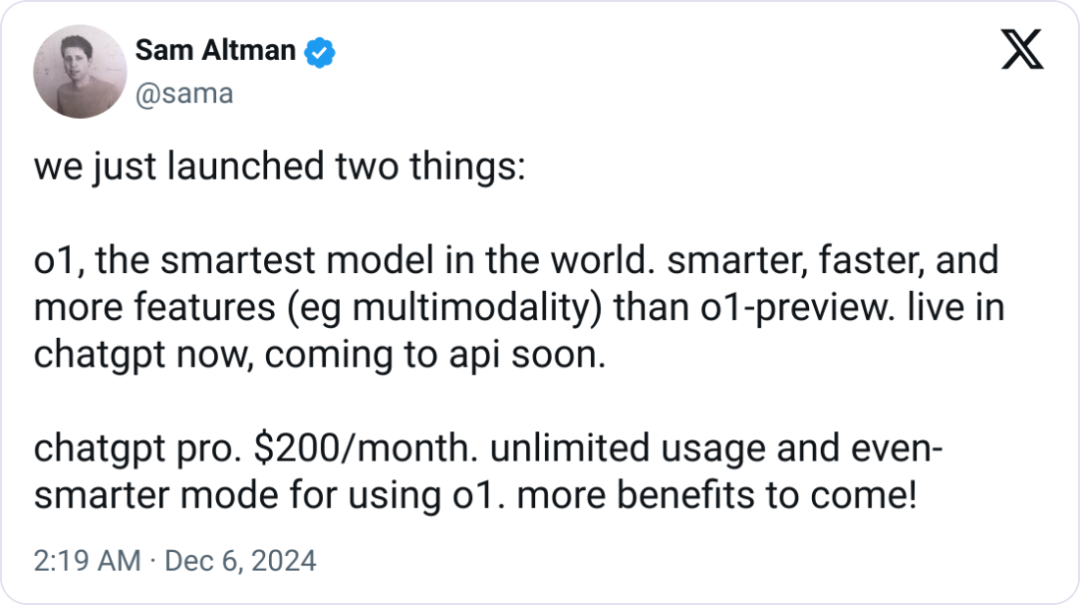 OpenAI 新货详解：o1 正式版 /ChatGPT Pro-AI资源导航站