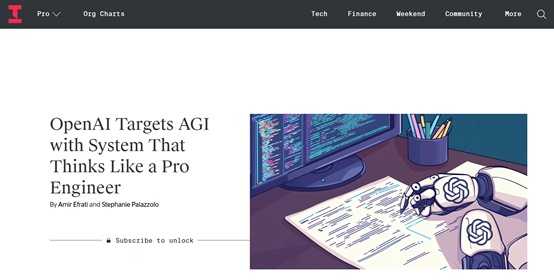 OpenAI正开发编程AI Agent，相当于6级工程师-AI资源导航站