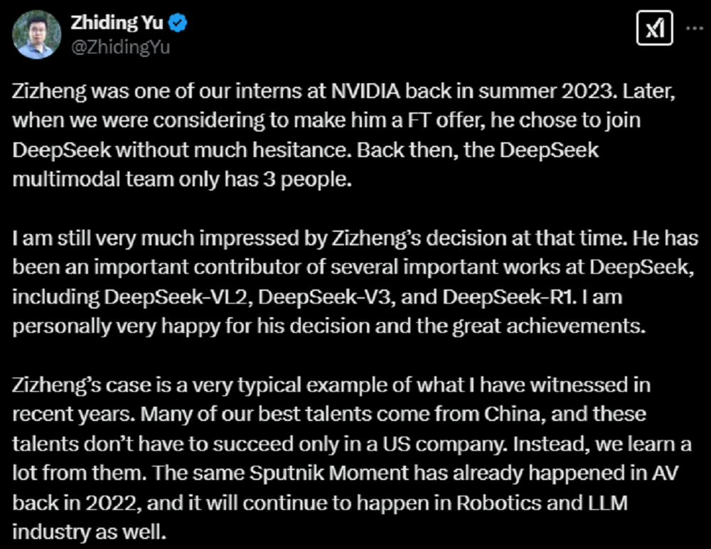 第一观察丨多位DeepSeek核心成员履历曝光，中国AI人才回流势不可挡-AI资源导航站