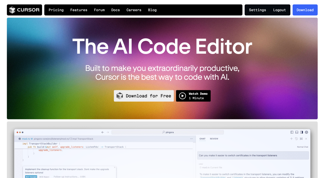 Cursor 一个真正让程序员产生危机感的 AI 编程工具-AI资源导航站