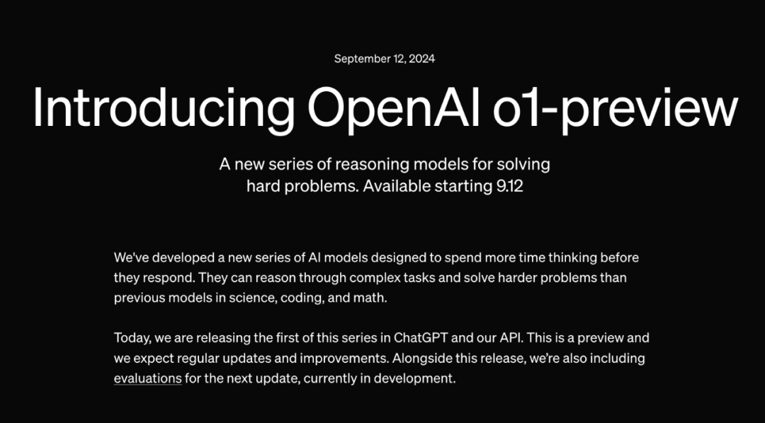 超级重磅！刚刚OpenAI发布全新推理模型o1系列，IMO正确率高达83%-AI资源导航站