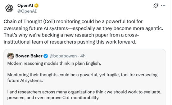 刚刚，OpenAI发布CoT监控，增强AI Agent自主能力-AI资源导航站