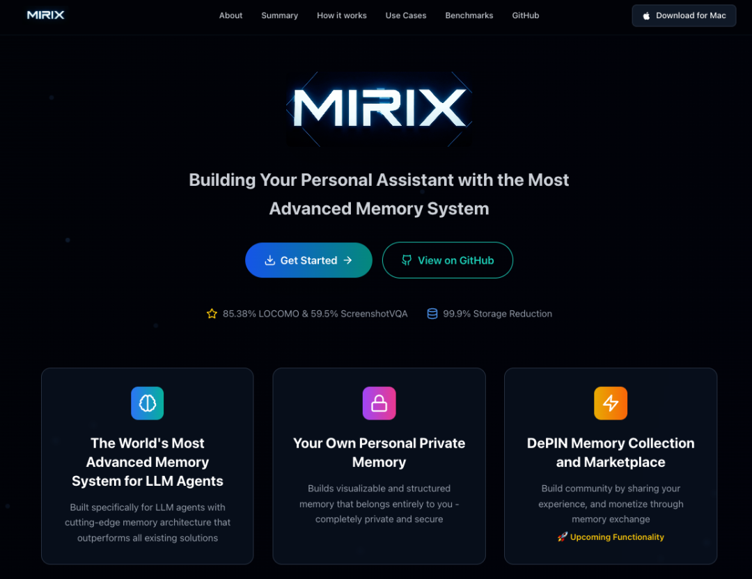从聊天记录到数字资产：MIRIX 让记忆可买卖-AI资源导航站