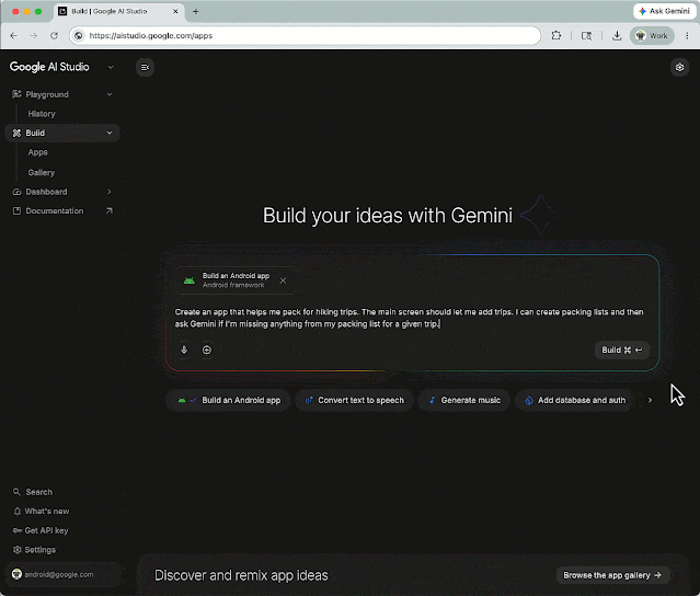 使用 Google AI Studio 轻松构建原生 Android 应用-AI资源导航站